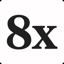 8x logo